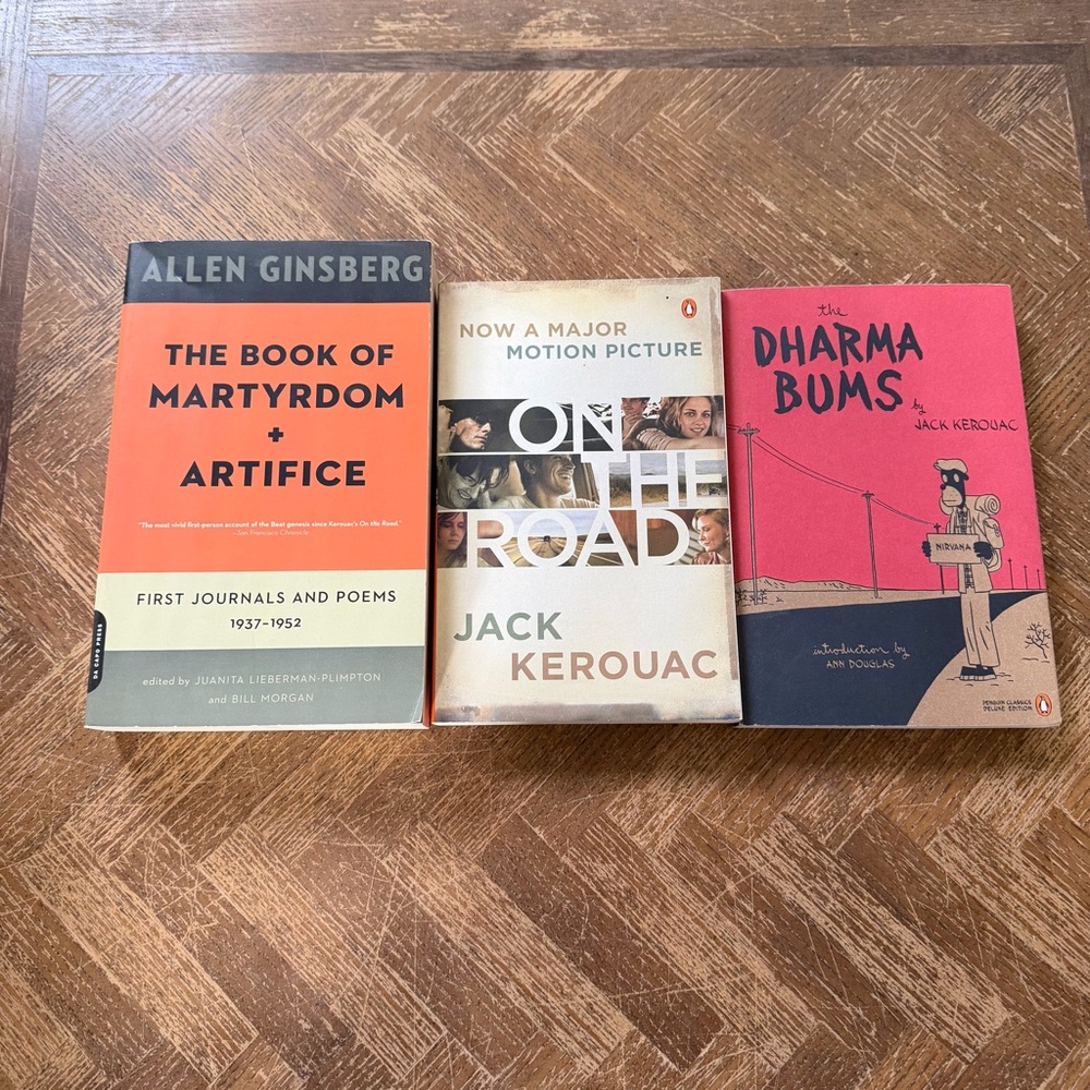 Alan Ginsberg and Jack Kerouac Books